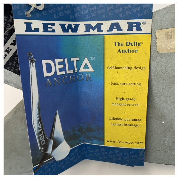 Lewmar Delta 10 KG galvaniserat ankare med hög hållfasthet - 77205010