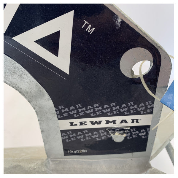 Lewmar Delta 10 KG galvaniserat ankare med hög hållfasthet - 77205010