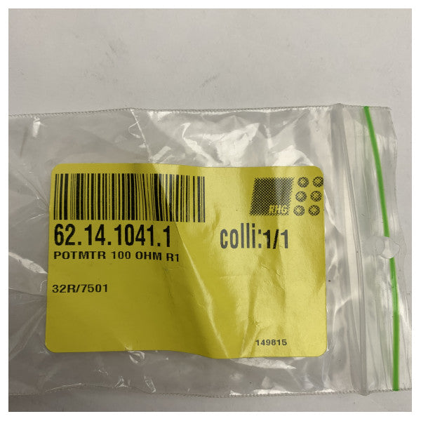 Yüksek Kaliteli 100 Ohm Deniz Potansiyometresi - Gemi Elektrik Sistemleri için Dayanıklı Ayarlanabilir Direnç 