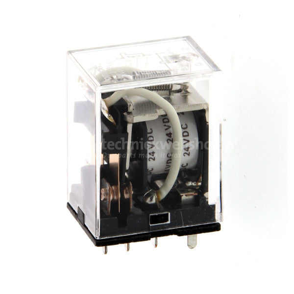 Relé Marinho Omron LY2 24VDC - Durável, Compacto e Resistente à Humidade para Automação de Navios 