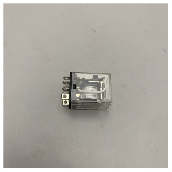 Relé Marinho Omron LY2 24VDC - Durável, Compacto e Resistente à Humidade para Automação de Navios 