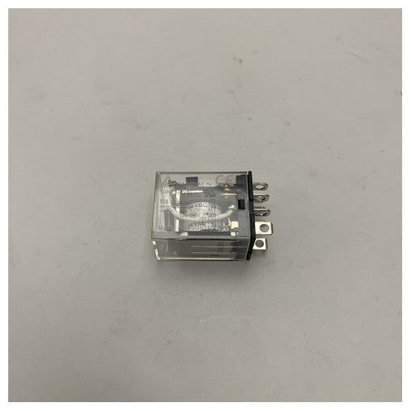 Relé Marinho Omron LY2 24VDC - Durável, Compacto e Resistente à Humidade para Automação de Navios 