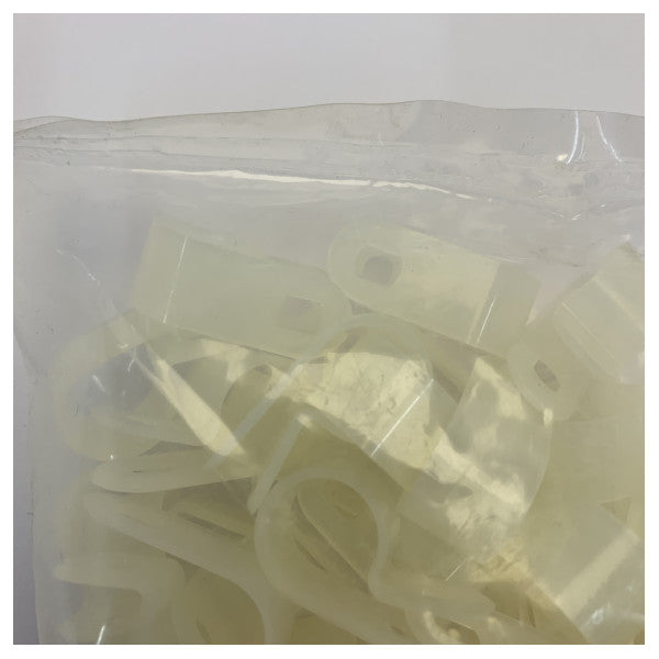 RS 817-8959 Cable Clips Polyethylene (PE) 100 Pieces Marine Cable Management 