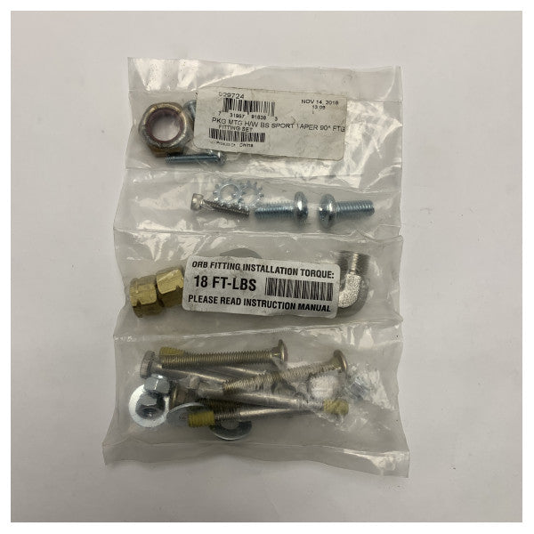 Conjunto de Acessórios Marinhos Ultraflex Duráveis 529724 para Sistemas Hidráulicos e Mecânicos 