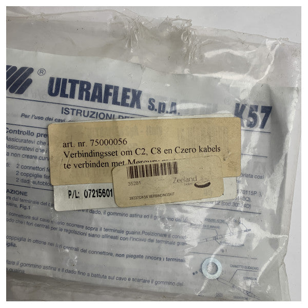 Ultraflex K56 75000056 Kit ta' Konnessjoni tal-Kablu Marini - Konnessjoni tal-Kablu li Tiflaħ l-Ambjent għall-Ġestjoni tal-Mercury u l-Użu Marittimu 