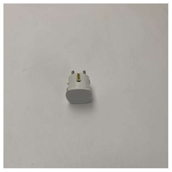 Καθολικό αρσενικό βύσμα 2 ακίδων με γείωση, 250V, ναυτικής ποιότητας, ανθεκτικό, συμπαγής σχεδίαση 