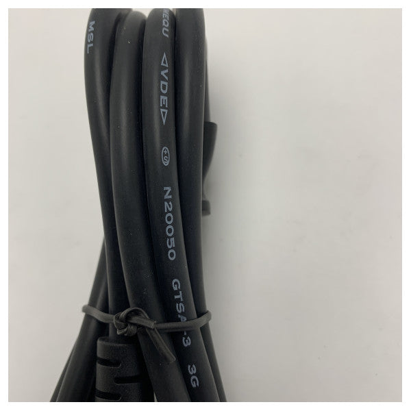 Morski razred 3-pinski monitor kabel 2m naponski utikač - NASAS65V 