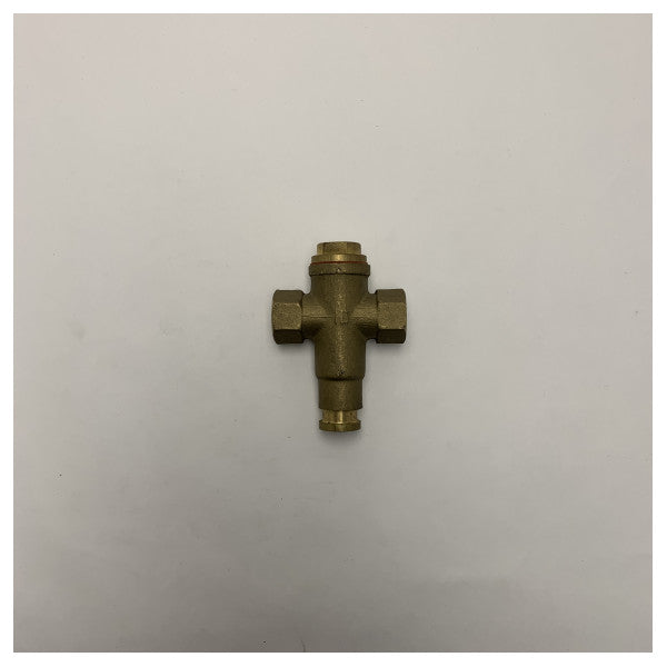 Rubinetto marino in ottone da 3/8 pollici - Connettore marittimo durevole e resistente alla corrosione 