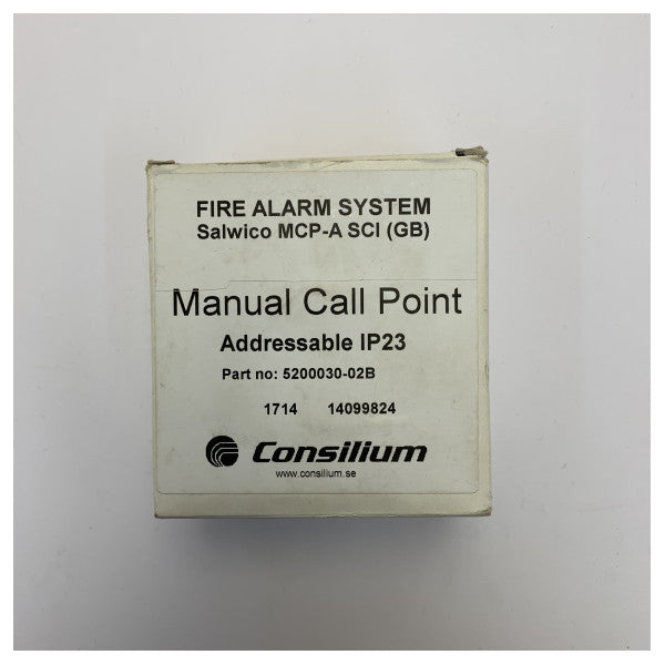 Consilium MCP-SCI-(GB) Manual Fire Call Point Red 