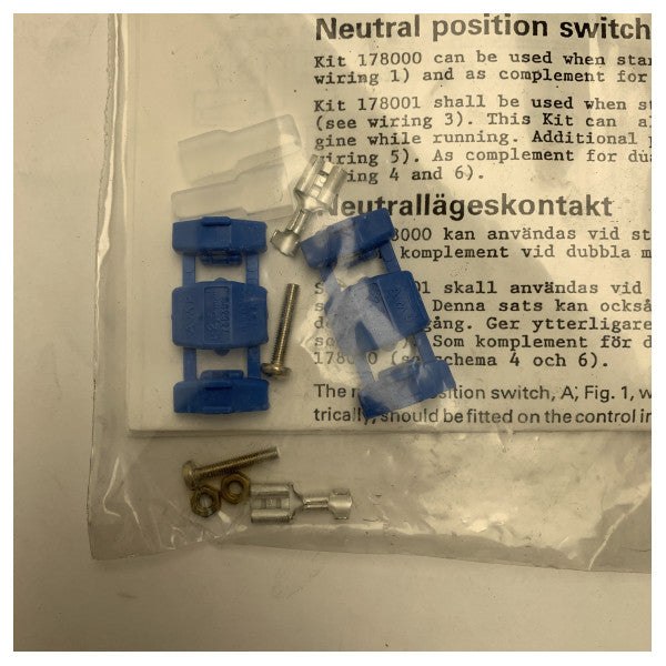 TX Controls AB 178002 Nøytral Posisjon Bryter Kit for Marine Motorer 