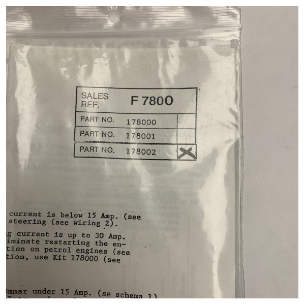 TX Controls AB 178002 Nøytral Posisjon Bryter Kit for Marine Motorer 
