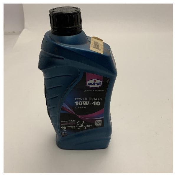 Ħejja ta' Kwalità Għolja 10W-40 Żejt tal-Magna Marittima għal Moturi Outboard – Żejt Minerali, 1L 