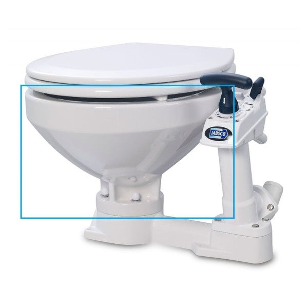 JABSCO Ceramic Toilet Bowl für manuelle Toilette regulär - 29126-0000