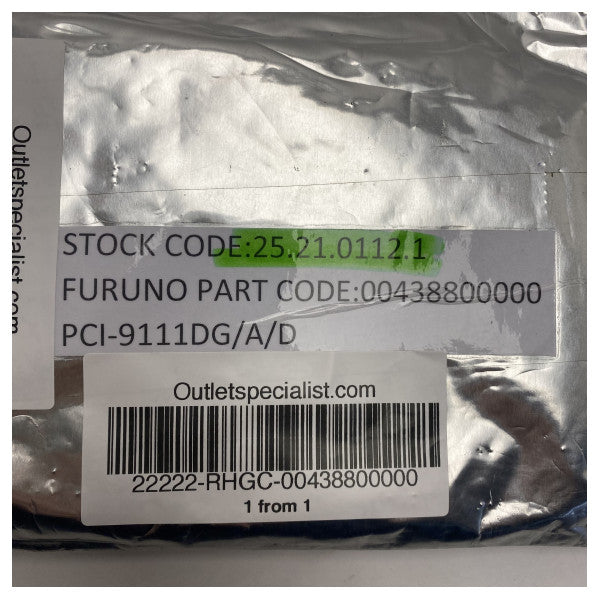 Enregistreur de données maritimes Furuno S-VDR PCI-9111DG PCB de traitement de signal A/D 