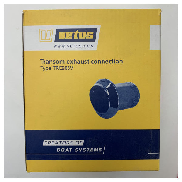 Витяжний патрубок Vetus TRC90SV з нержавіючої сталі TRC90SV - 90 мм