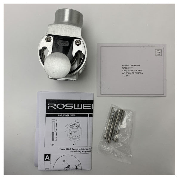 Roswell C910-0049 Marine Stainless Steel Swivel with Lock System - Durable and Corrosion Resistant for Watersports