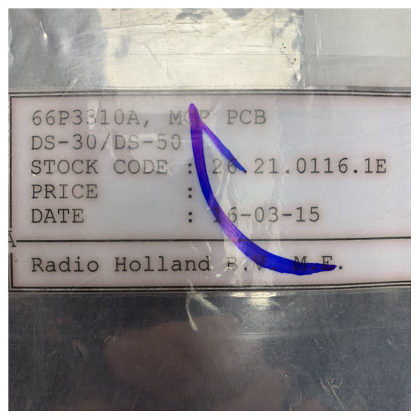 Furuno 66P3310A PCB MCP Doppler Speed Log Processor Unit - 002-294-980 