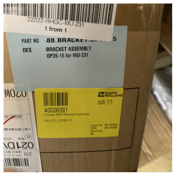 Furuno OP26-15 MFD Monteringsfäste för MU-231 