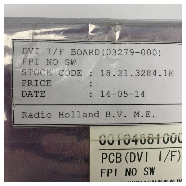 Furuno FPI No SW Platine Video DVI I/F 03279-000 - 00104681000 