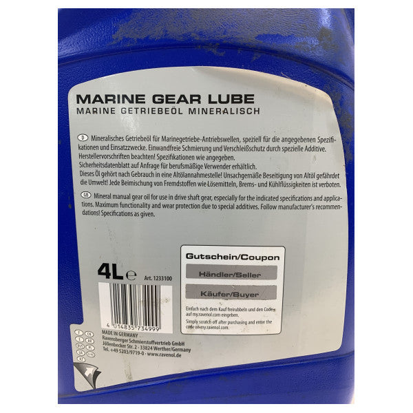 RAVENOL Marine Gear Oil API GL-5 - زيت تروس عالي الأداء 