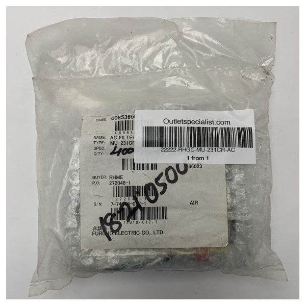 Furuno Electric MU-231CR-AC Marine AC Power Line Noise Filter - 008-536-500
