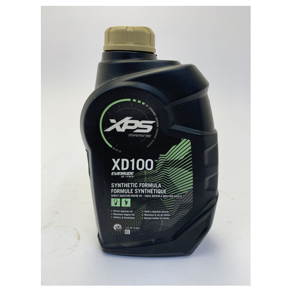 Evinrude XD100 Marine Engine Oil - Synthetic Outboard Engine Oil - 1L
