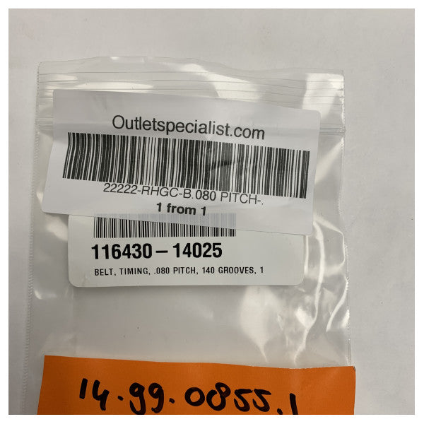 Kit de courroie de piédestal de remplacement Cobham Sea Tel pour USAT 30 - 116430-1402 