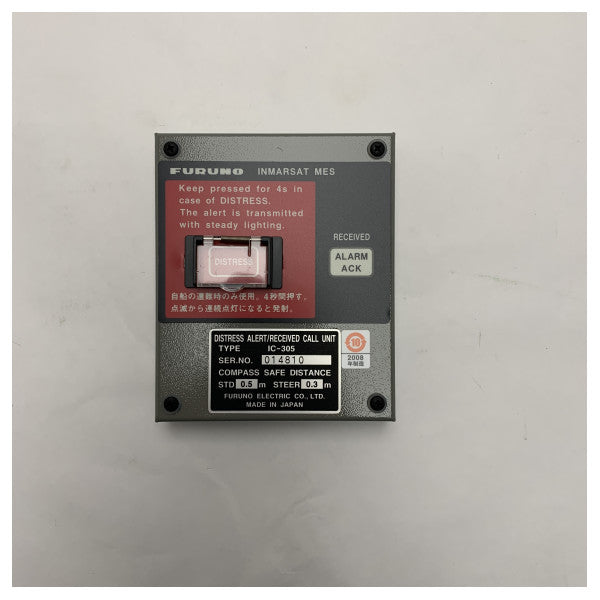 Furuno IC-305 Inmarsat C Mes Hätäilmoitus / Vastaanotettu puhelin yksikkö Felcom 15 ja 18 