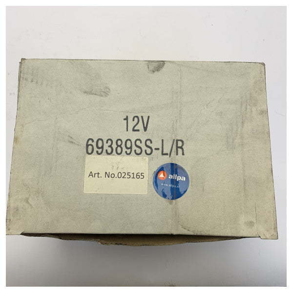 Allpa 69389SS-L/R Build-Up Docking Lights Stainless Steel 12/24V 