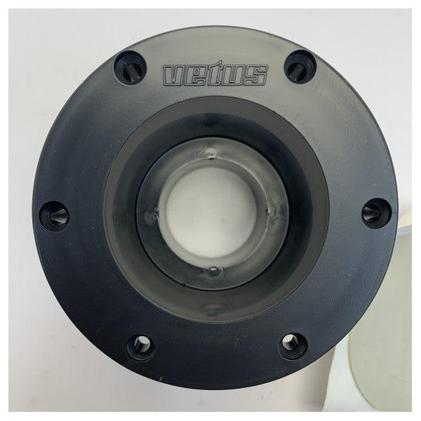 Vetus TRC50PV Transom Mount Exhaust with Non-Return Valve Black