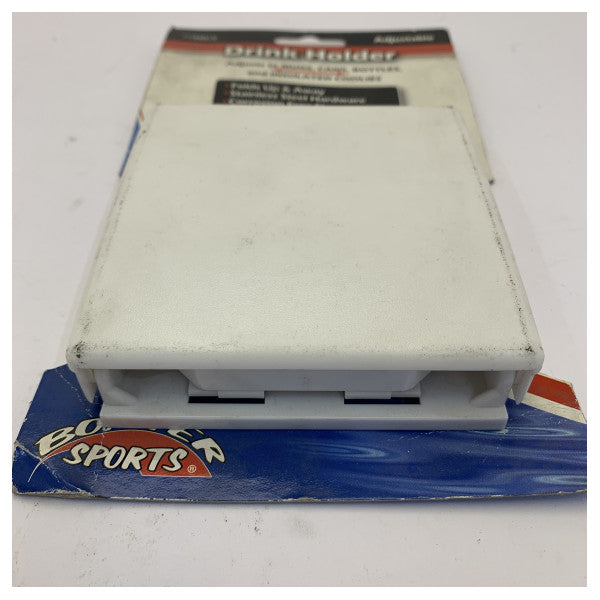 Soportes de bebida ajustables y plegables montables Boater Sports - Blanco 52012 