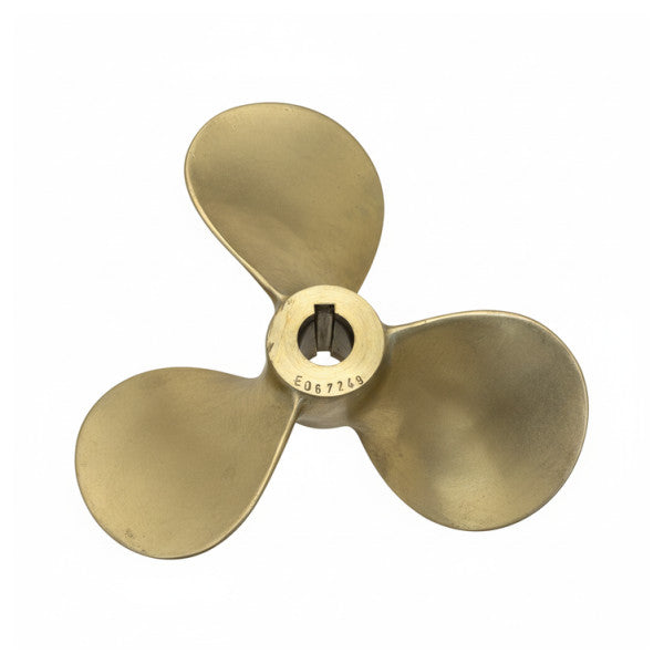 Hélice à 3 pales Vetus P3B 17 x 16 R en laiton, à main droite, 30 mm 