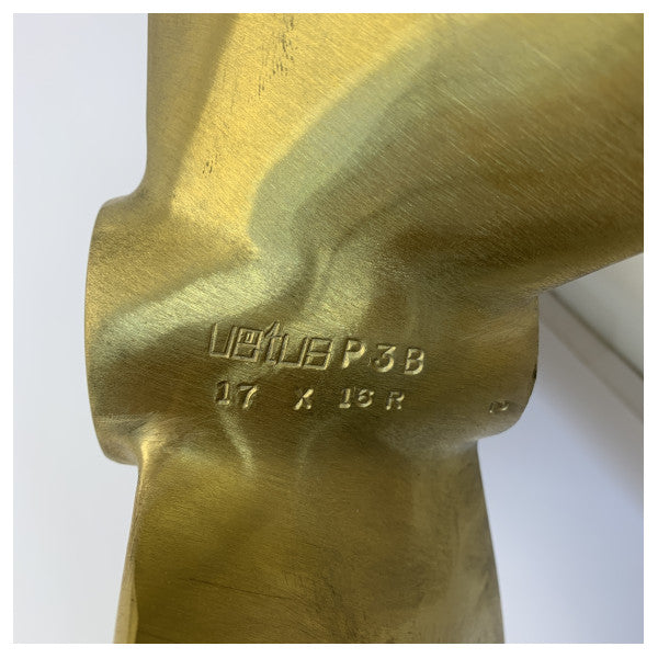 Vetus P3B 17 x 16 R 3-Blade Propeller Brass Right Handed 30 mm