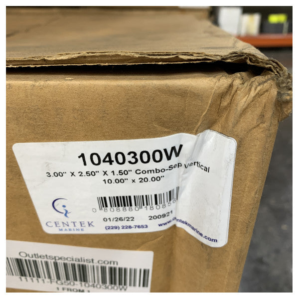 Centek Combo SEP 1040300 Marine Exhaust Muffler | Separator