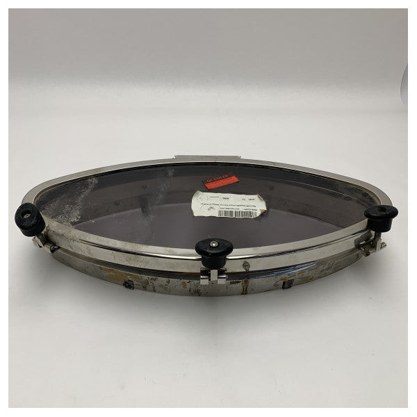 فتحة نافذة بيضاوية من الفولاذ المقاوم للصدأ Allufer Tempesta - 114A - RDL-FXD 