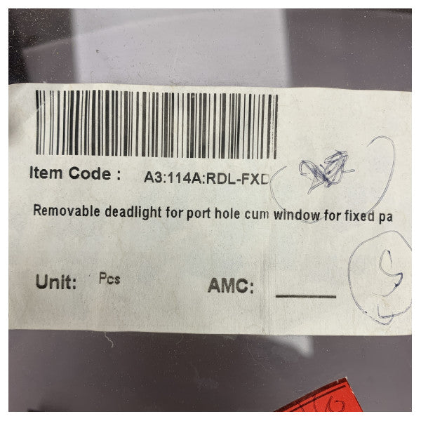 فتحة نافذة بيضاوية من الفولاذ المقاوم للصدأ Allufer Tempesta - 114A - RDL-FXD 