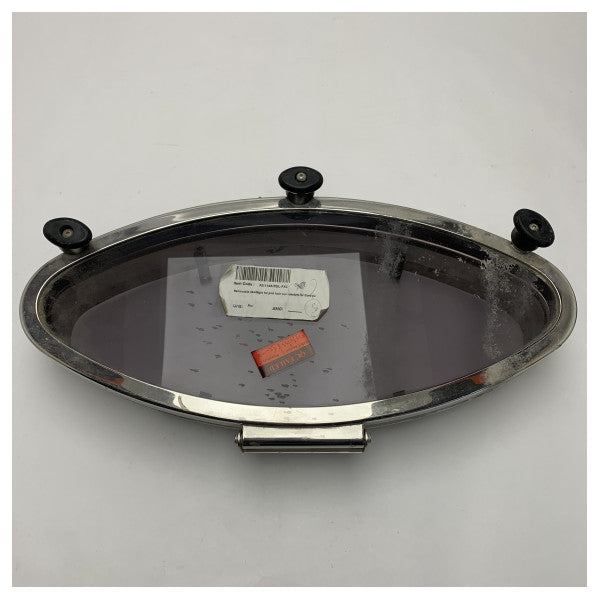 فتحة نافذة بيضاوية من الفولاذ المقاوم للصدأ Allufer Tempesta - 114A - RDL-FXD 