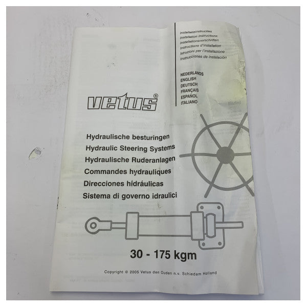 Vetus MTC5210 Hydraulic Steering Cilinder Inboard Engines - 510 Nm