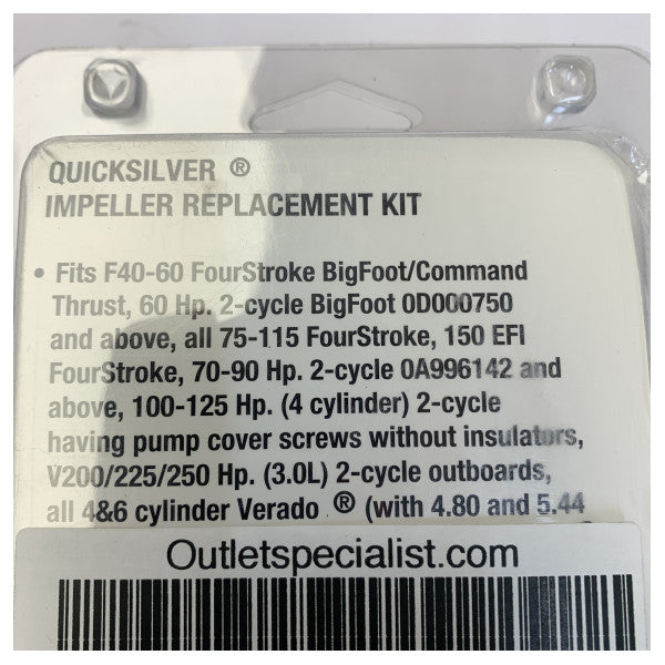 Quicksilver Impeller Reparation Kit for Mercruiser Alpha One Gen II - 47-8M0100526
