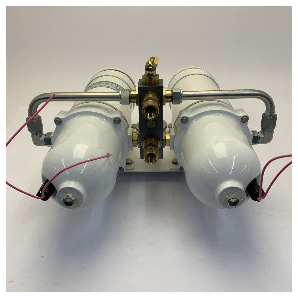 فيلتر وقود مزدوج Parker Racor 751000MAXM فاصل الماء - 30 ميكرون 