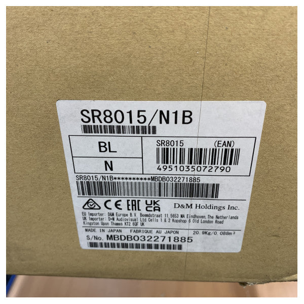 Marantz SR8015 Récepteur AV - Amplificateur 8K Ultra HD 11.2 canaux - 2 zones 