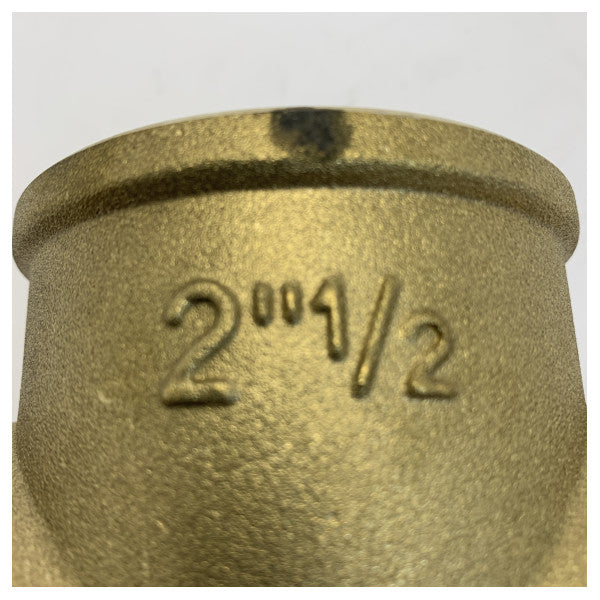 Raccord en T Guidi Brass 2 1/2 pouces - Matériel de yacht marin - 0130#100009 