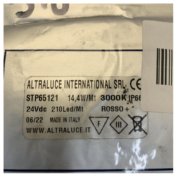 Altraluce STP 65121 Bande LED IP65 3000K Blanc Chaud - Éclairage LED 