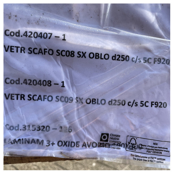 Ferretti Nemo 920 Hull Glass Insert with Opening Porthole SC09 SX PORTHOLE d250 c/s 5C