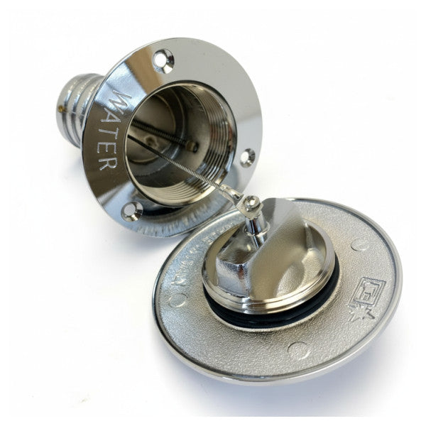 Capuchon de remplissage de pont Foresti Suardi Water 38 mm 503-B - Quincaillerie de yacht - 171-503B-38-C 