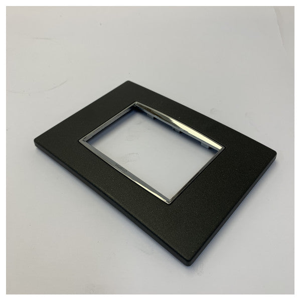 لوحة غطاء Vimar Eikon Classic 3 وحدات أنثراسيت مات - 20653.C15 