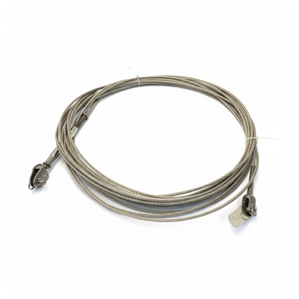 Ferretti Group 912853 rustfri stål marinekabel med kraftige beslag 