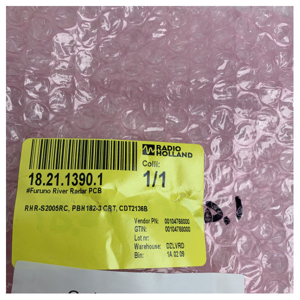 Furuno CDT2136B River Radar PCB RHR-S2500RC 