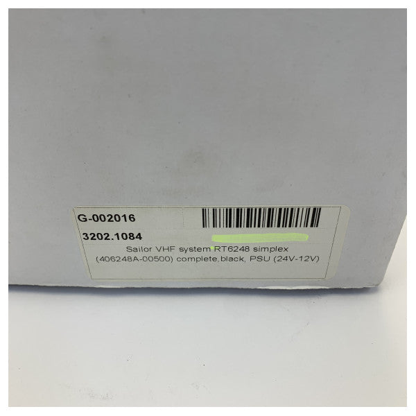 Cobham Sailor 6248 Professionelles Marine VHF Radio Schwarz - 406248A-00500 