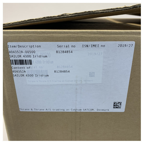 Sailor Iridium 4300 VSAT Satellitenkommunikationsantenne - 404352A-00500 